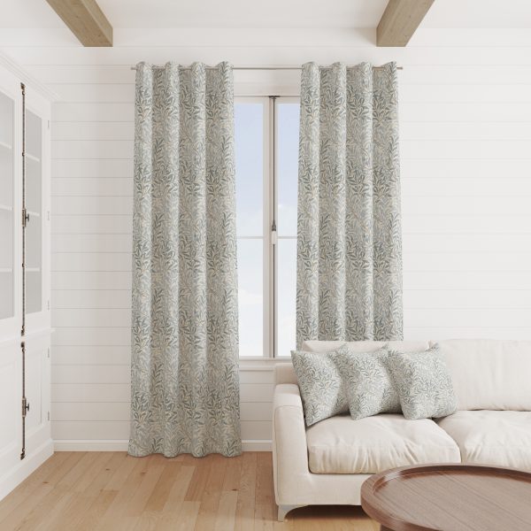 William Morris - Willow Bough - Sisustuskangas 100% puuvilla - Sumu
