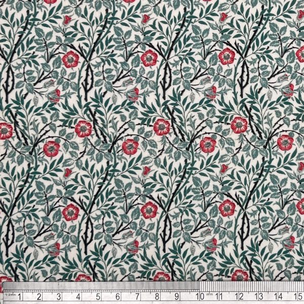 Perkaalipopliini - William Morris - John Henry Dearle, Sweet Briar