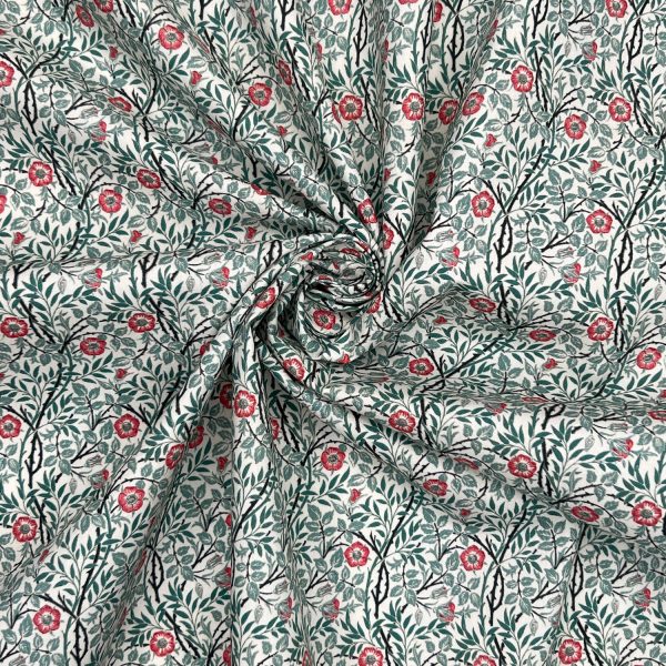 Perkaalipopliini - William Morris - John Henry Dearle, Sweet Briar