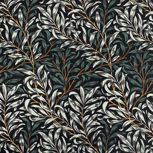 Perkaalipopliini - William Morris - Willow Bough, Pajunoksat - varjot