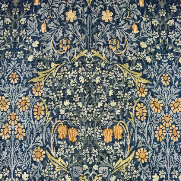 Gobeliinikangas - William Morris - Blackthorn, siniharmaa