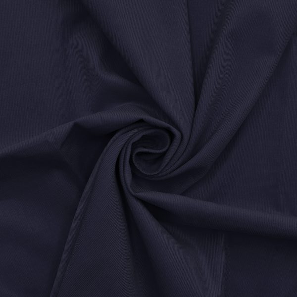 Kapearaitainen needlecord vakosametti, täyspuuvilla - Navy, laivastonsininen