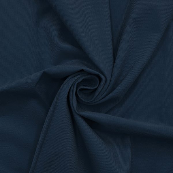 Kapearaitainen needlecord vakosametti, täyspuuvilla - Tumma petrooli