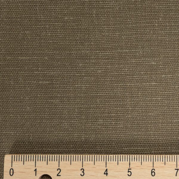 Puolipellava vaatetukseen ja sisustukseen - tumma luonnonpellava - kutistettu