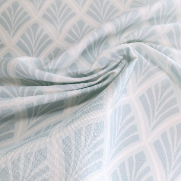 Laura Ashley – Florin, Duck Egg – Sisustuskangas puolipellava-4